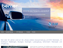 Tablet Screenshot of bernerautovermietung.de
